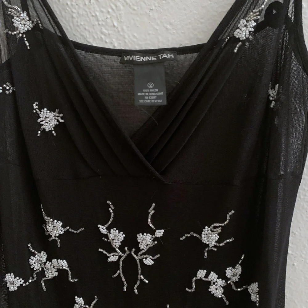 Vivienne Tam beaded mesh dress - Picture 2 of 2